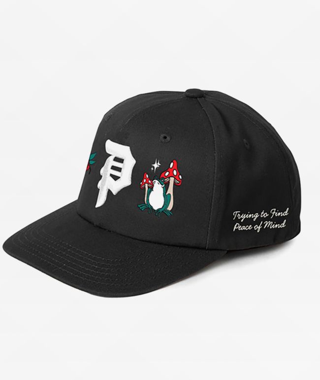 Primitive Trip Black Snapback Hat - Primitive