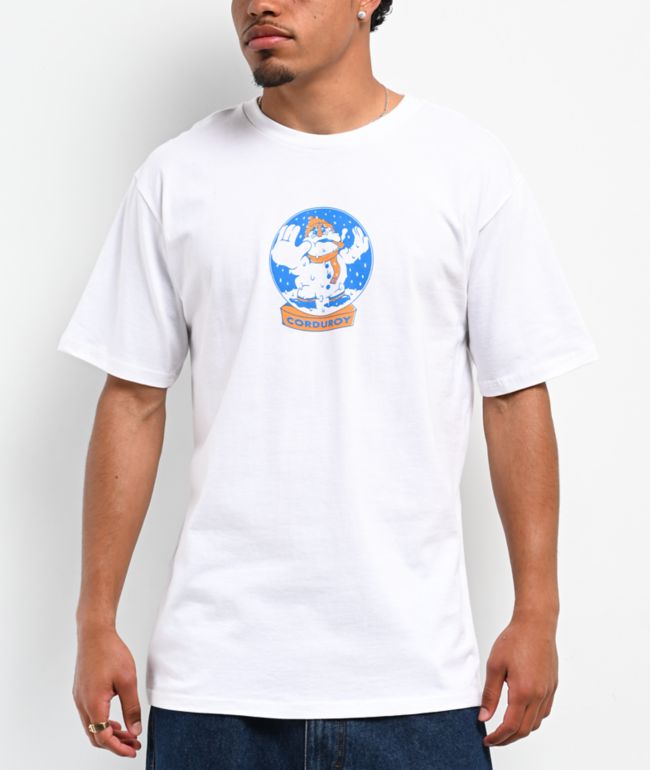 Corduroy Trapped White T-Shirt - Corduroy