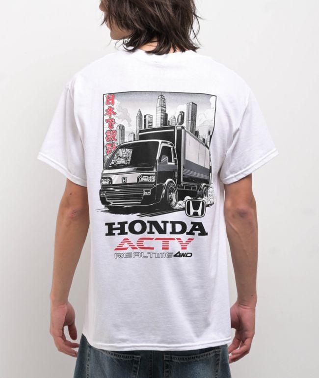 Honda Real Time 4WD White T-Shirt - Honda