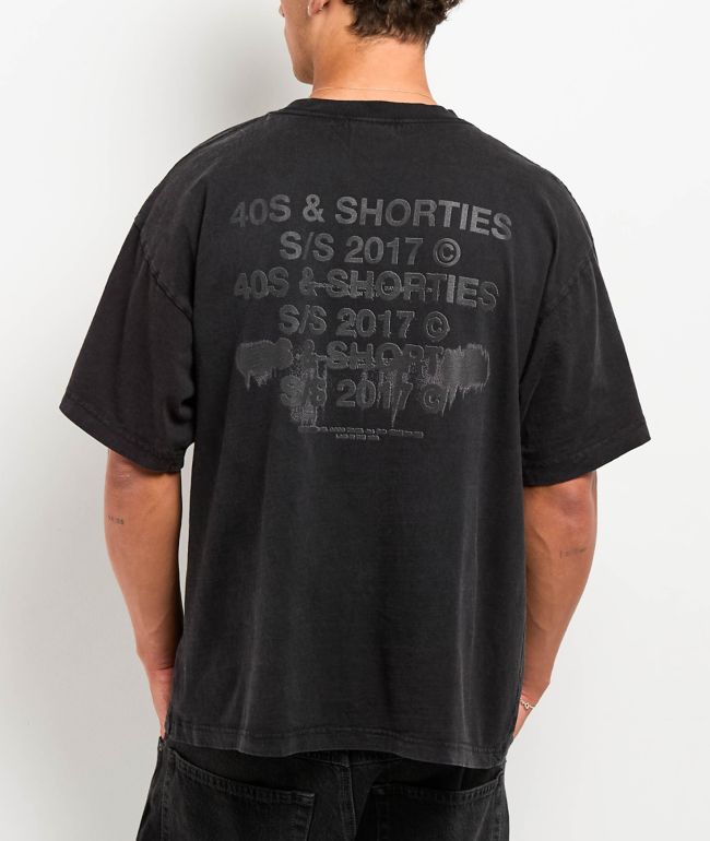 トップス Cartel Hand Distressed Tshirt Black Shor Strength Cartel Eazy Money Black T-Shirt | Zumiez