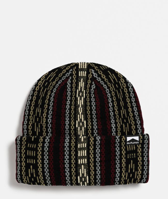 Autumn Landscape Merlot Beanie - Autumn