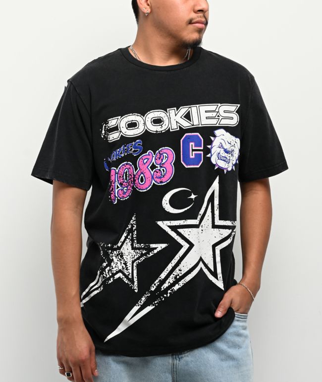 Cookies Star Power Black Knit T-Shirt