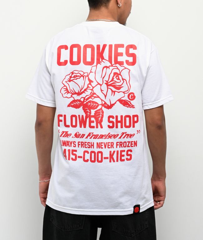 Cookies Flowers White T-Shirt