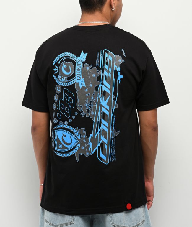 【Cookies】米国人気 Wealth 半袖Tシャツ x Your Highness Cookies x Your Highness Wizard Black T-Shirt | Zumiez