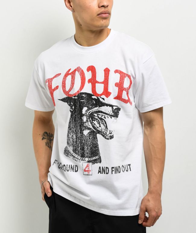 4Hunnid Find Out White T-Shirt - 4hunnid