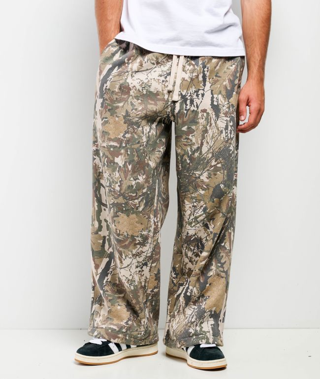 Ninth Hall Leafy Camo Baggy Sweatpants - Ninth Hall