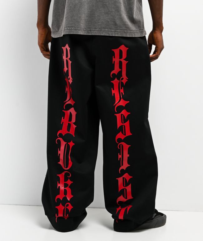 Vitriol Rebuke Black Twill Pants - Vitriol