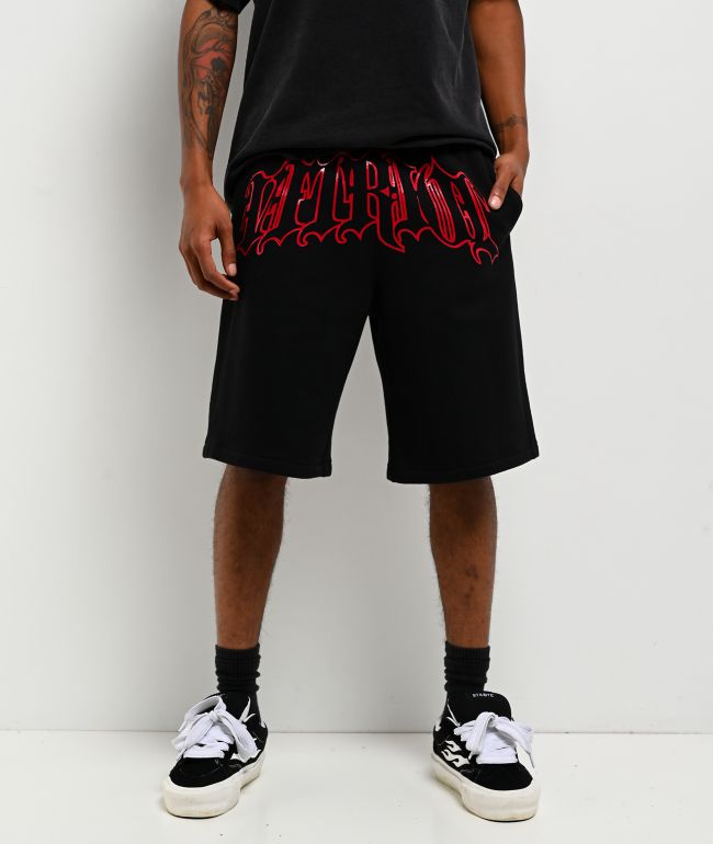 Vitriol Resist Black Sweat Shorts - Vitriol