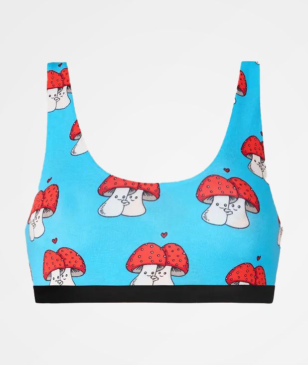 MeUndies Shroom Mates UltraModal Core Scoop Bralette - MeUndies