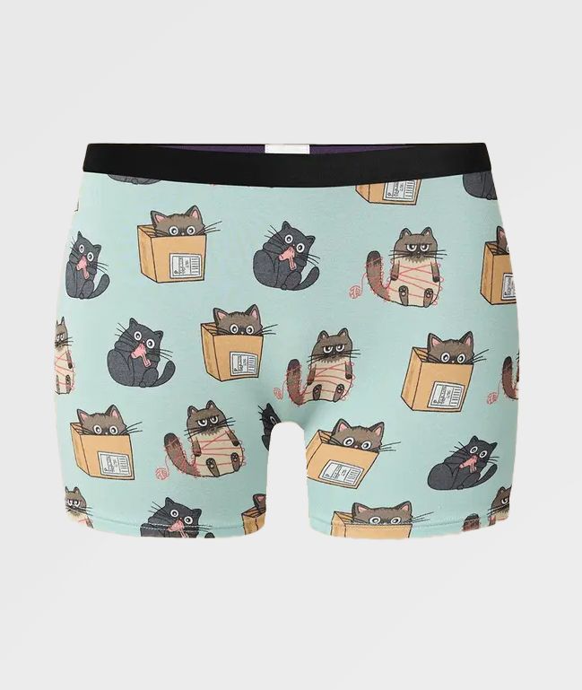 MeUndies Cats Being Cats UltraModal Core Boyshort Underwear - MeUndies