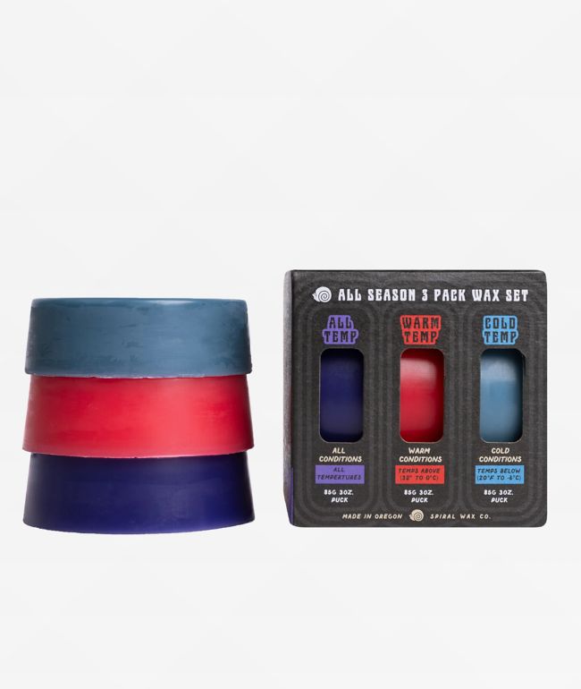Spiral Wizard 3 Pack Snowboard Wax - Spiral Wax