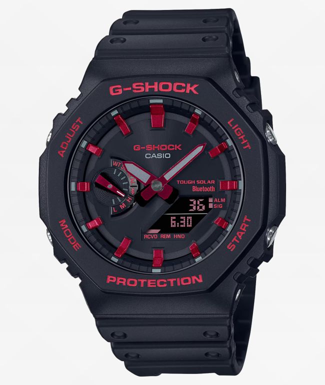 G-Shock GAB2100BNR-1A Black & Red Analog & Digital Watch