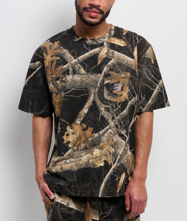 Empyre x Realtree EDGE Colors Black Camo Pocket T-Shirt - Empyre