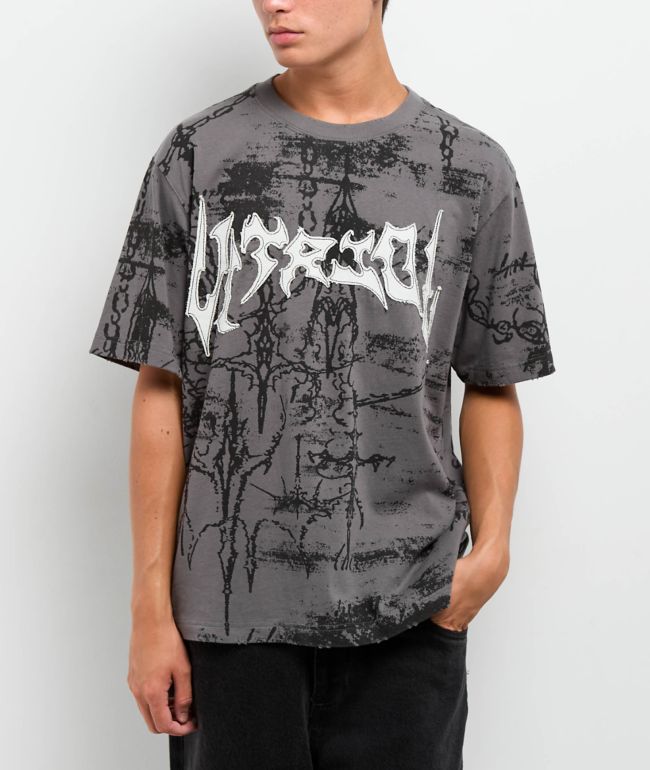 Vitriol Chains Grey T-Shirt - Vitriol