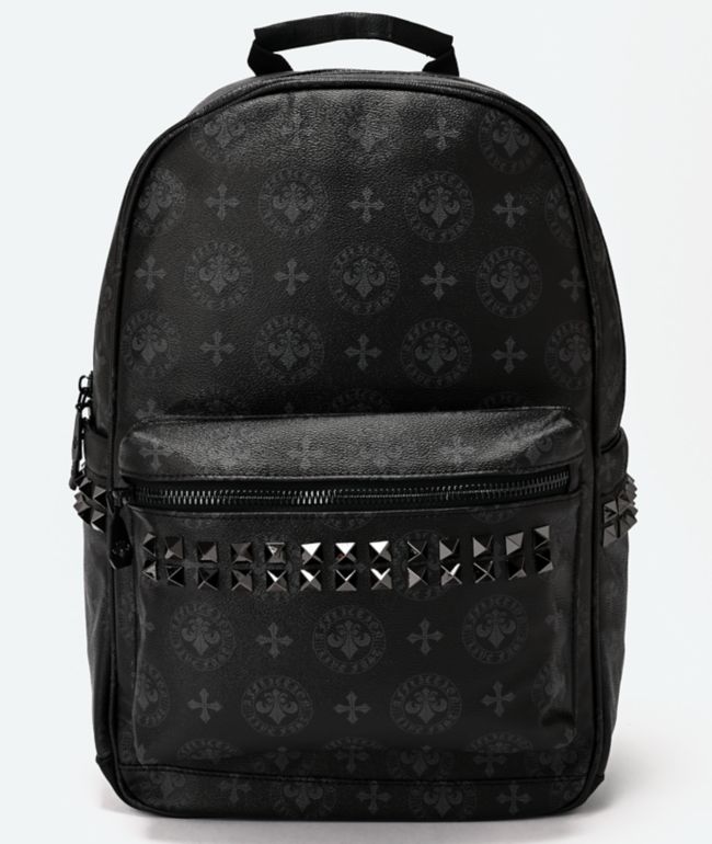 バッグ Remember. LOGO&HEART CHARM RUCKSACK CHROME HEARTS Calfskin Pony Hair Leopard Print Cross Patch