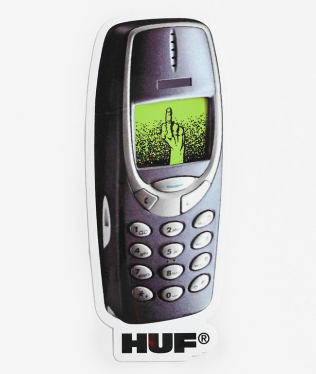HUF XL Missed Call Sticker - HUF