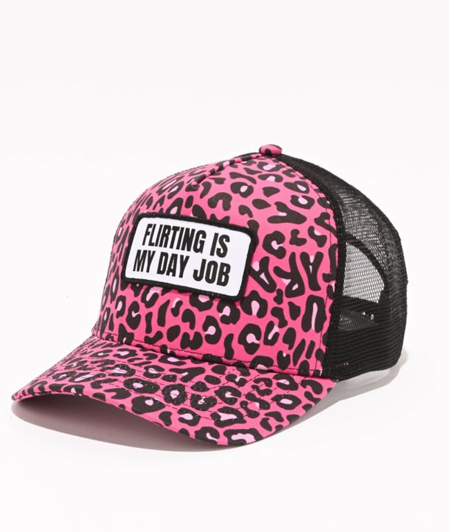 Ed Hardy Black & Pink Trucker Hat エドハーディー キャップ Ed Hardy Koi Fish Black & Pink Trucker Hat | Zumiez