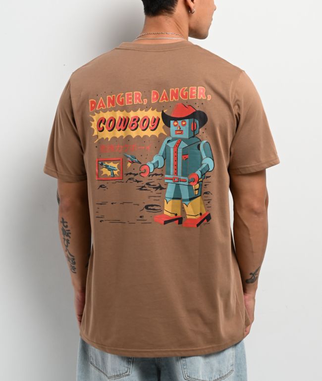 Sendero Danger Cowboy Brown T-Shirt - Sendero Provisions