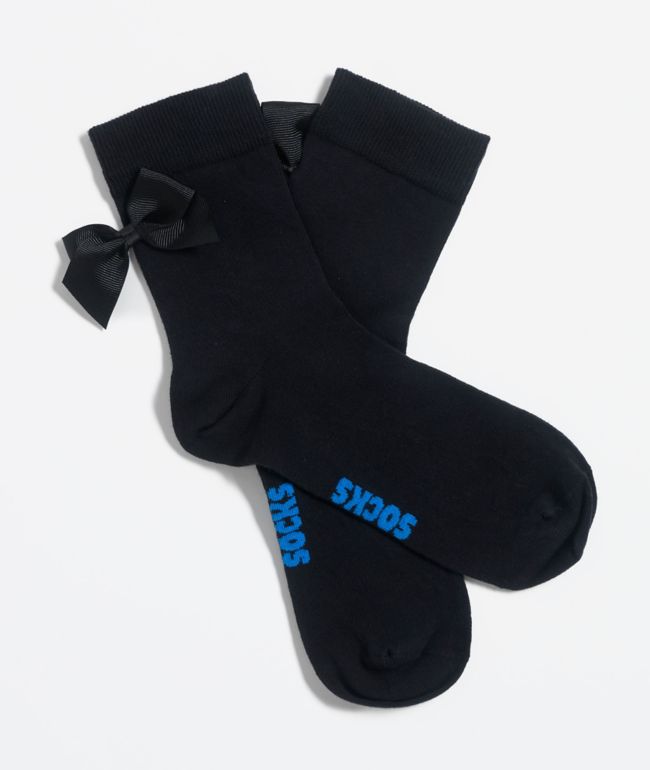 Happy Socks Bow Black Crew Socks - Happy Socks