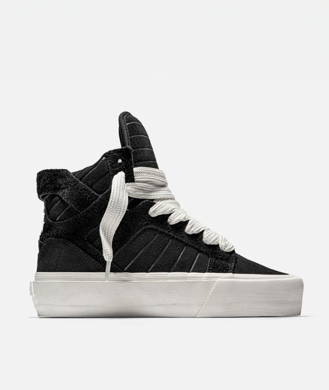 Straye SKTP.01 Black & White Skate Shoes - Straye