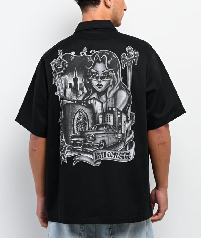 DGK Mindset Black & Charcoal Knit T-Shirt