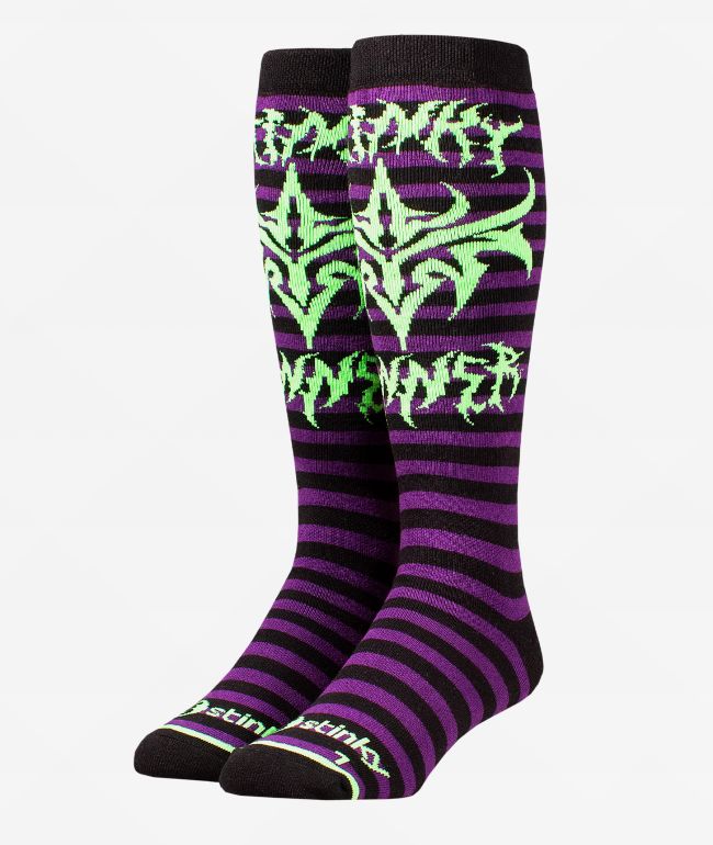 Stinky Socks Sinner Blue Snowboard Socks - Stinky Socks