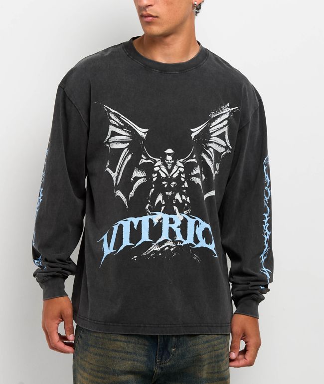 Vitriol Destruction Vintage Black Long Sleeve T-Shirt - Vitriol