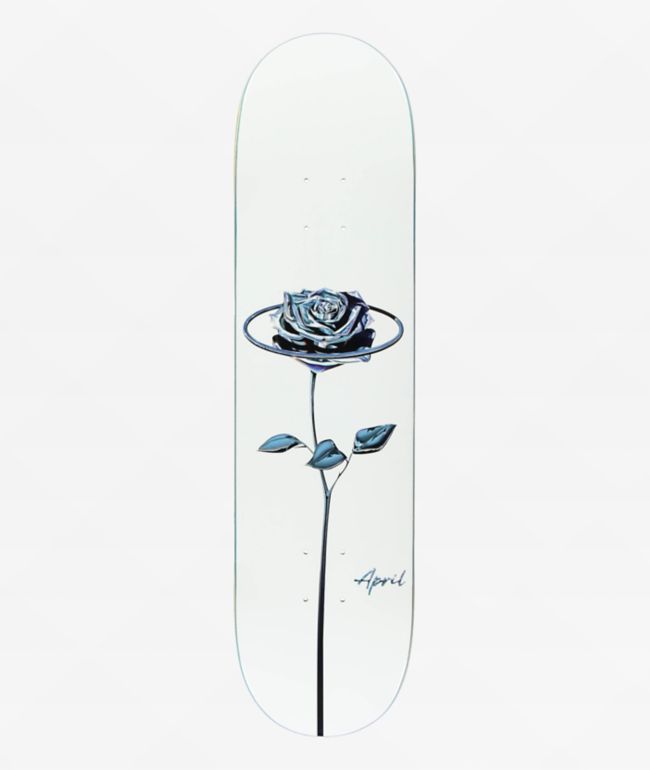 April Chrome Rose 8.0" Skateboard Deck - April Skateboards