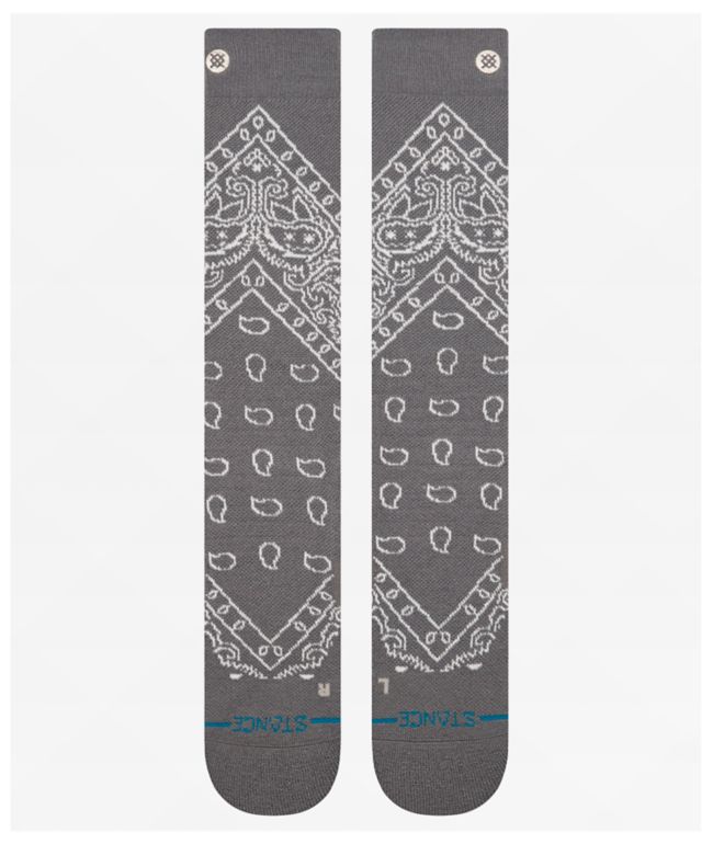 Stance Barrio Mid Wool Grey Snow Socks - Stance