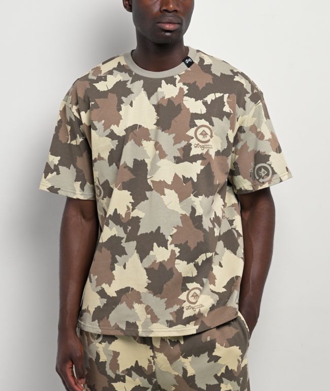 LRG Think Outside Tan Camo T-Shirt - LRG