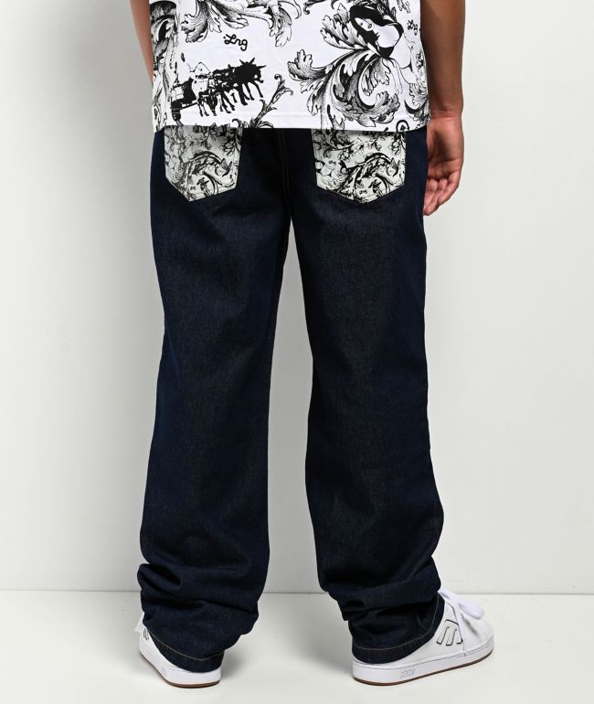 LRG Maiden Raw Indigo Loose Fit Jeans - LRG