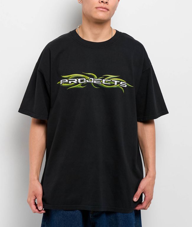 Zero Punk Stars Black Wash T-Shirt | Zumiez