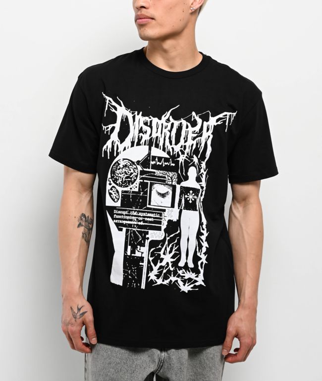 Disorder Chaos In Mind Black T-Shirt - Disorder Skateboards