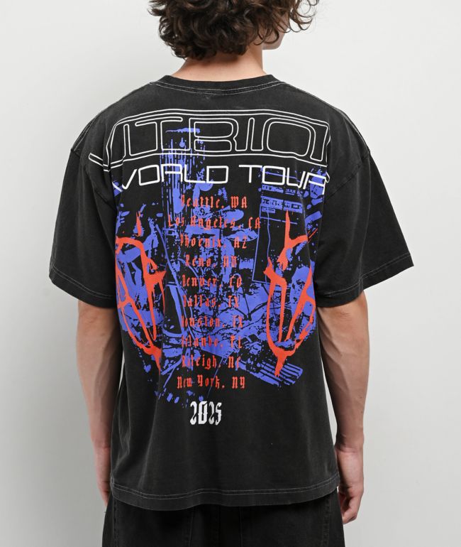 Vitriol Follow Black Wash T-Shirt - Vitriol