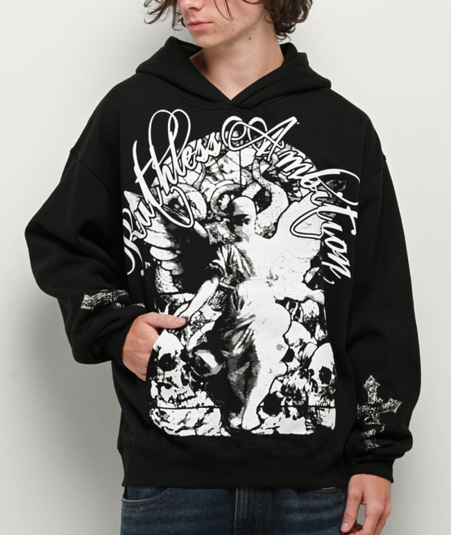 Ninth Hall Ruthless Angel Black Hoodie
