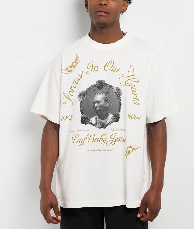 Color Bars x ODB Memorial White T-Shirt - Color Bars