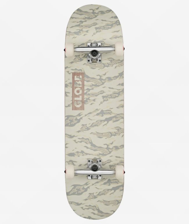 Globe Goodstock White 8.75" Skateboard Complete - Globe