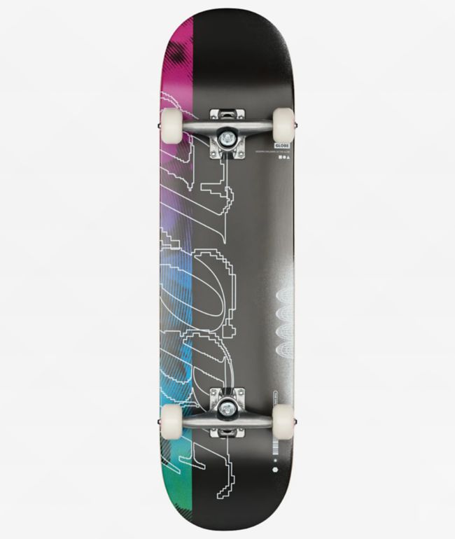 Skateboard Complet Push Béton Guy Incomplet Taille 7.75 - Kit Non Assemblé Couleur Bleu