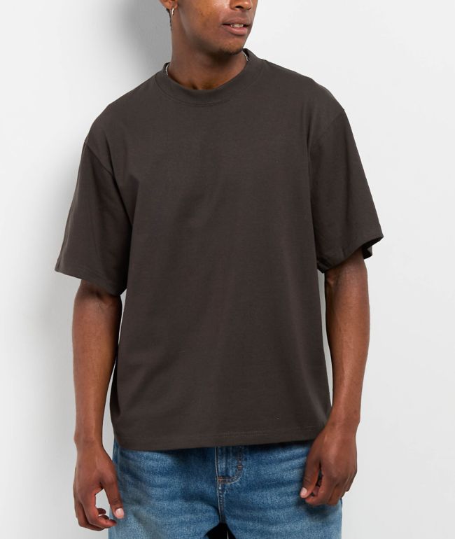 Shaka Wear Max Heavyweight Off Black Crop T-Shirt - Shaka Wear