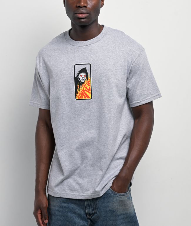 Baker 456 Grey T-Shirt - Baker Skateboards
