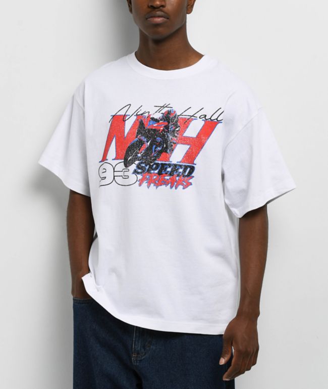 Ninth Hall Speed Freaks White T-Shirt - Ninth Hall