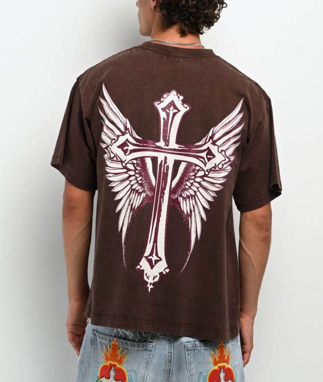 Learn To Forget Angel Vintage Black T-Shirt