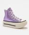 Converse Chuck Taylor All Star Lift Double Stack in Purple, White
