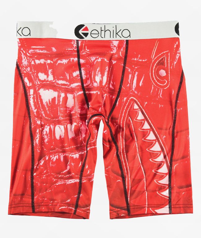 Ethika Gator Bite Red Boxer Briefs - Ethika