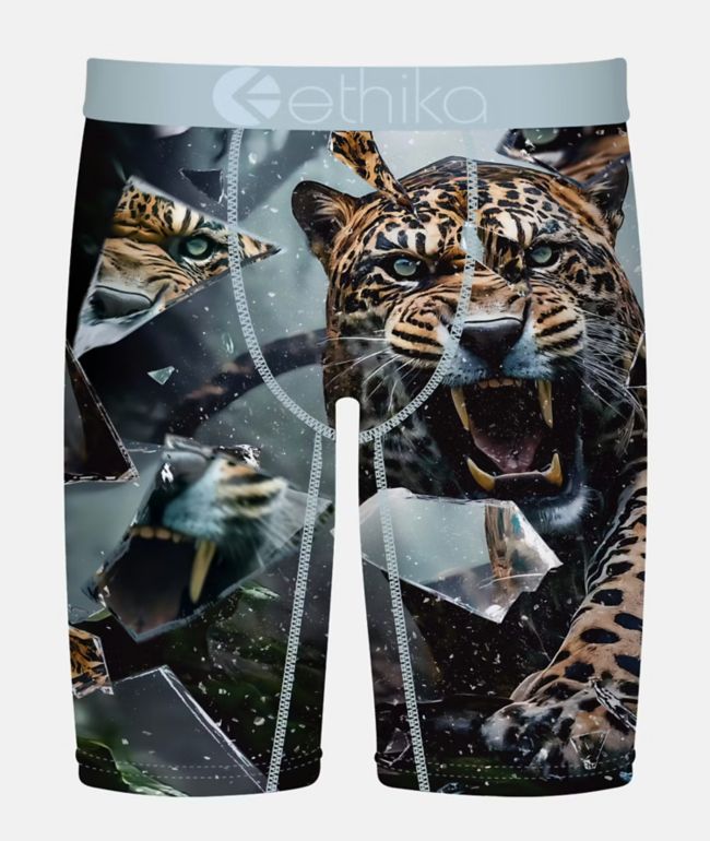 Ethika Shattercat Grey Boxer Briefs - Ethika