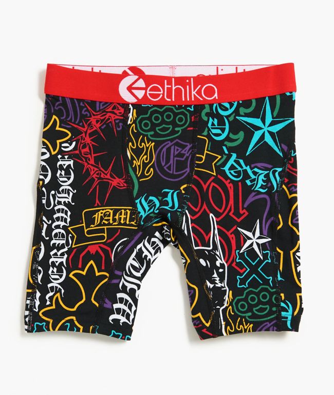 Ethika Kids Cross My Heart Boxer Briefs - Ethika