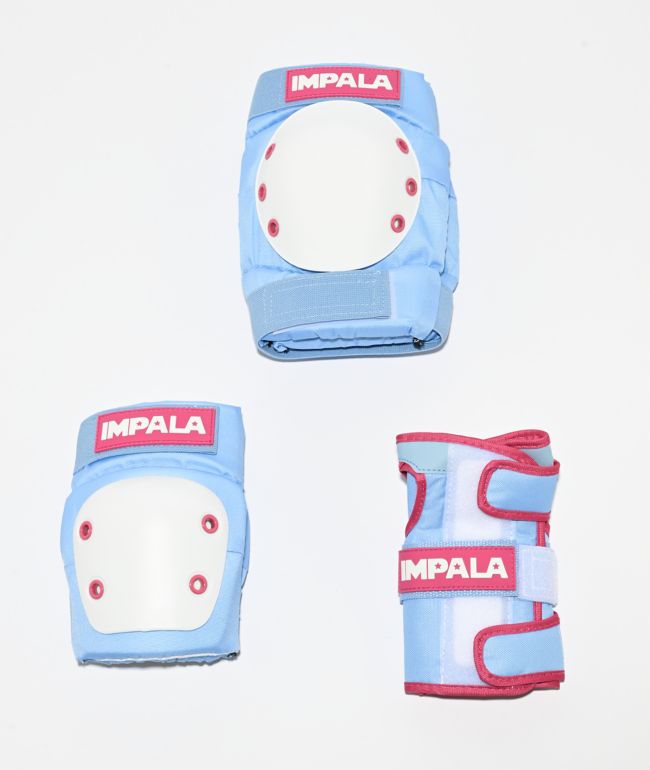 Impala Blue Raspberry 3 Pack Protective Pads - Impala Rollerskates