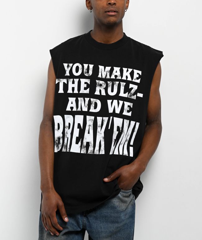 WWE D-Generation X Break 'Em Black Tank Top - WWE
