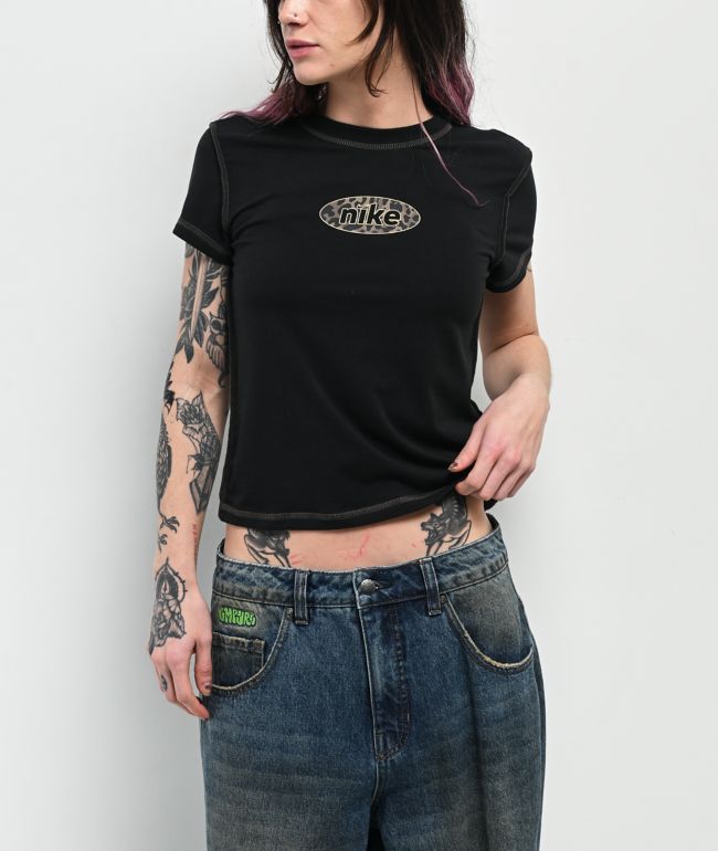 Nike Sportswear Chill Knit Logo Black T-Shirt - Nike