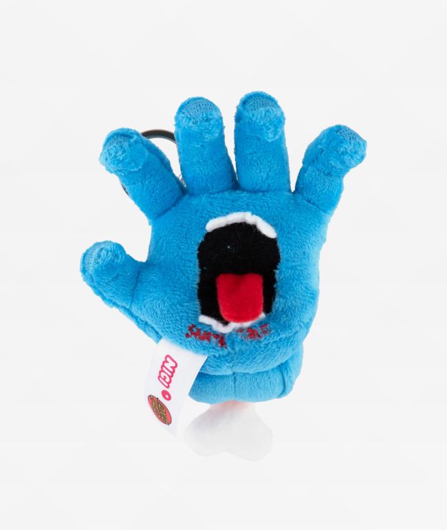 Santa Cruz Screaming Hand Plush Keychain - Santa Cruz Skate